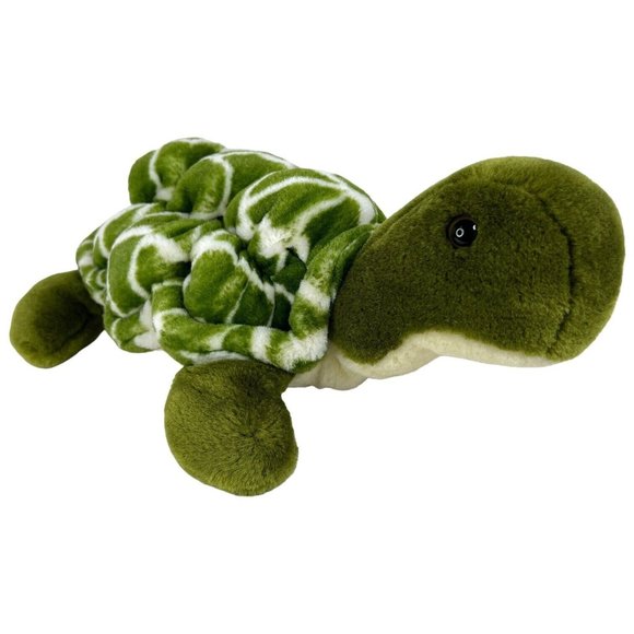 Walt Disney World Living Seas Turtle Plush Green Epcot 13" Stuffed Animal Button - Picture 5 of 13